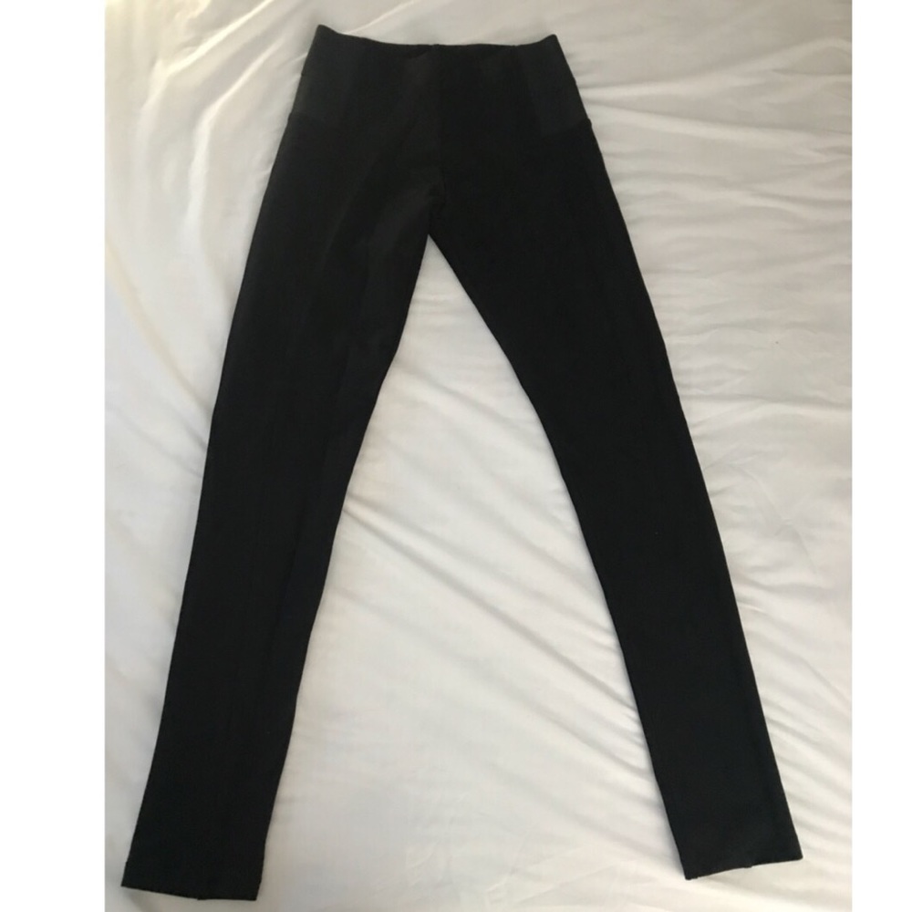 Women’s stretch black leggings . Like new
